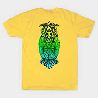 mexican owl in wise pattern ecopop T-Shirt